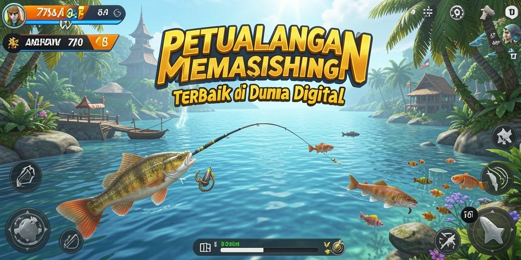 Screenshot permainan 77AG menampilkan pengalaman memancing yang seru dan menantang.