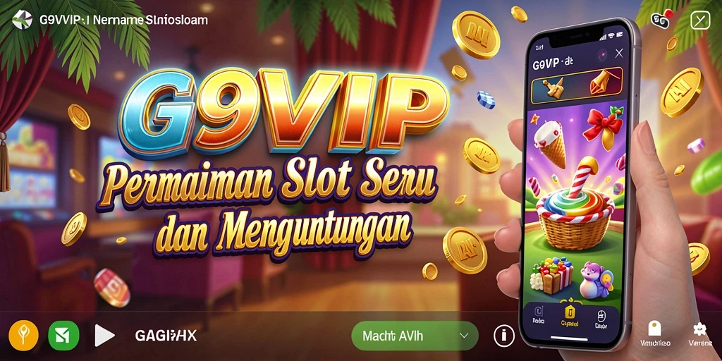 Screenshot G9VIP menunjukkan pengalaman bermain Slot yang mendebarkan.
