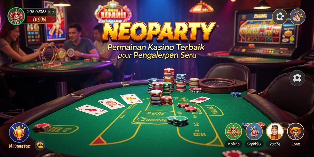 Tampilan gameplay kasino yang menarik dan seru di NEOPARTY.