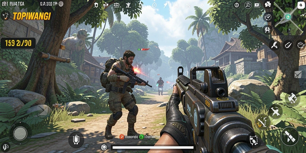 Gameplay seru di dunia TPS penuh aksi.